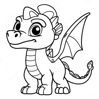 Page à colorier Spyro le Dragon Skylanders | Page de coloriage Skylanders
