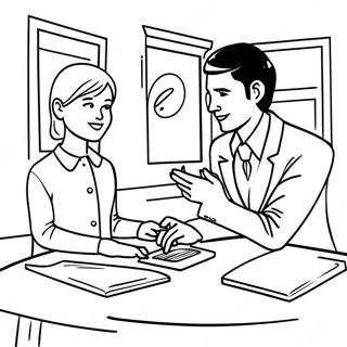 Page à colorier des compétences sociales | Page de coloriage Compétences Sociales
