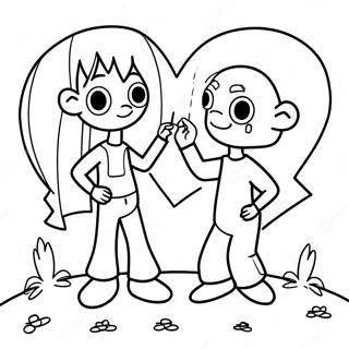 Partager, c'est prendre soin | Page de coloriage Compétences Sociales