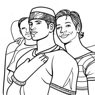 Page à colorier Homies | Page de coloriage Homies