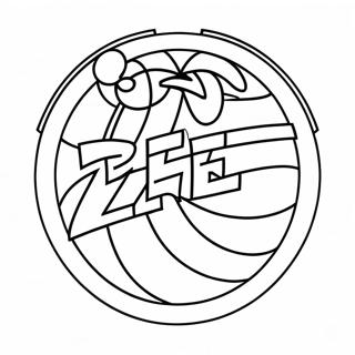 Page à colorier du Logo des 76ers | Page de coloriage 76ers