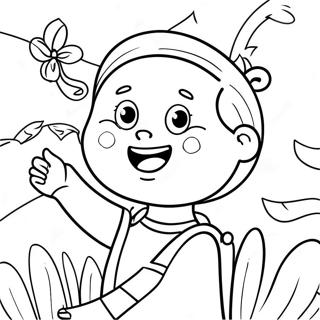Page à colorier des Psaumes joyeux | Page de coloriage Psaumes