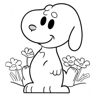 Page à colorier de Snoopy | Page de coloriage Snoopy