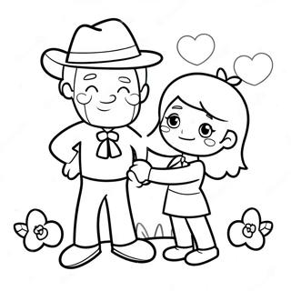 Joyeuse Saint-Valentin Papa Coloriages
