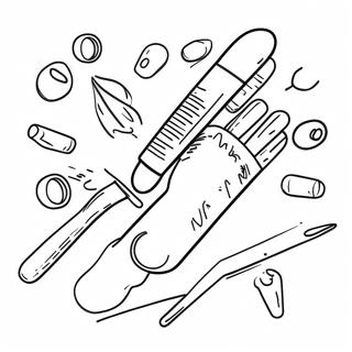 Page à colorier de phlébotomie | Page de coloriage Phlébotomie