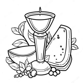 Page à colorier de la communion | Page de coloriage Communion