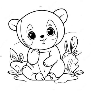 Page à colorier Boo | Page de coloriage Boo