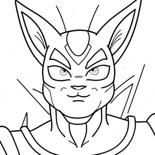 Page à colorier Beerus | Page de coloriage Beerus
