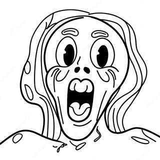 Page à colorier Cri | Page de coloriage Crier