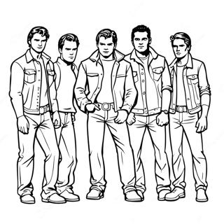 Page à colorier Les Égarés | Page de coloriage Les Égarés