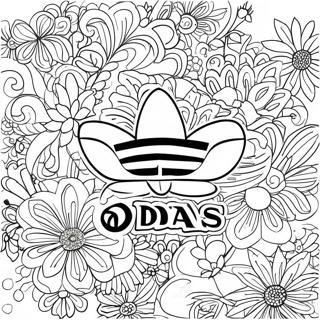 Page à Colorier du Logo Adidas | Page de coloriage Adidas