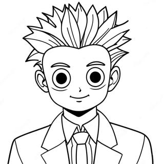 Page à colorier Hunter x Hunter | Page de coloriage Hunter x Hunter
