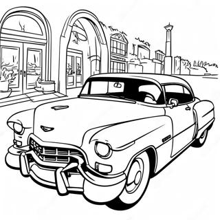 Page à colorier Cadillac | Page de coloriage Cadillac
