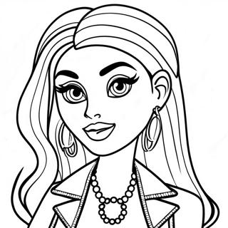 Bratz à la mode à colorier | Page de coloriage Bratz de Mode