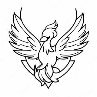 Page à colorier du logo des Phoenix Suns | Page de coloriage Soleils de Phoenix