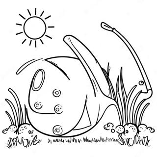 Page à colorier de Golf | Page de coloriage Golf