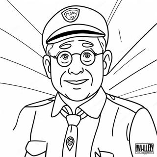Page à colorier de Wally Darling | Page de coloriage Wally Darling