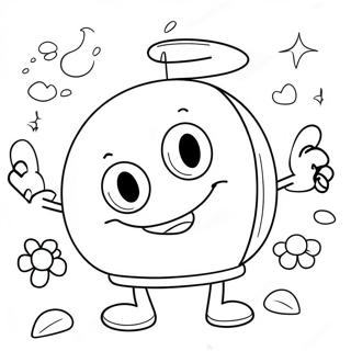 Page à colorier de BFDI | Page de coloriage BFDI