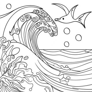 Vagues Coloriages