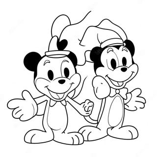 Page à colorier des Animaniacs | Page de coloriage Animaniacs