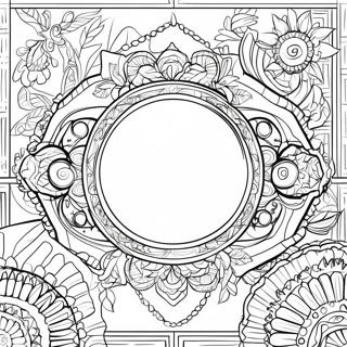 Page à colorier du toucher doré de Midas | Page de coloriage Midas