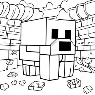 Page à colorier Minecraft | Page de coloriage Minecraft