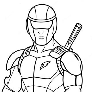 Page à Colorier GI Joe | Page de coloriage GI Joe