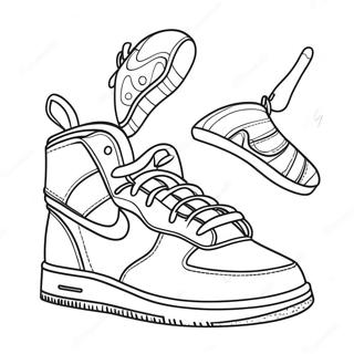 Baskets Coloriages