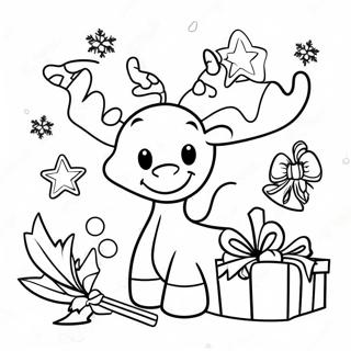 Page à colorier de joyeuses fêtes | Page de coloriage Joyeuses Fêtes
