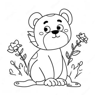 Page à colorier de t-shirt d'animaux drôles | Page de coloriage Chemise