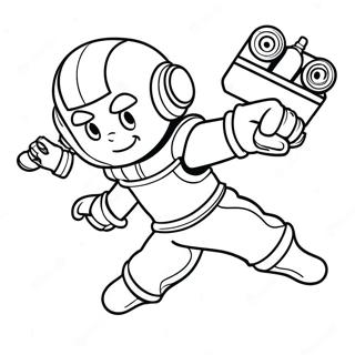Page à colorier Mini Force | Page de coloriage Mini Force