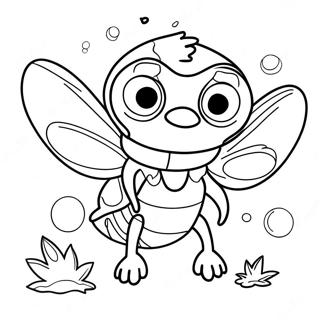 Page à colorier de Fly Guy | Page de coloriage Moustique