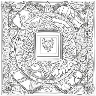 Page à colorier détaillée de Beis Hamikdash | Page de coloriage Beit Hamikdash