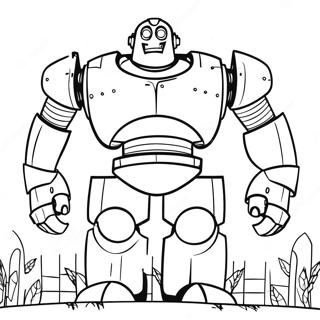 Géant de fer Coloriages
