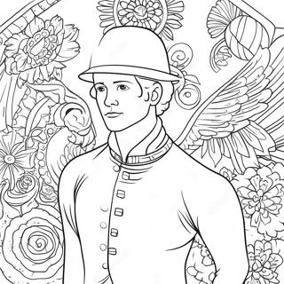 Page à colorier Ivan Cornejo | Page de coloriage Ivan Cornejo