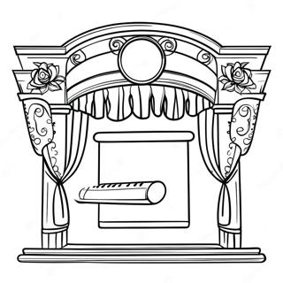 Page à colorier cinéma | Page de coloriage Cinéma
