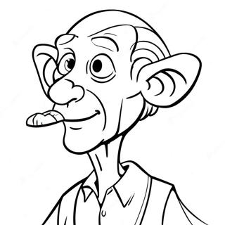 Page à Colorier de BFG | Page de coloriage BFG
