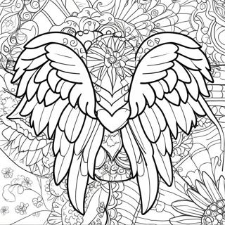 Page à colorier des ailes | Page de coloriage Ailes