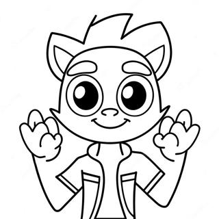 Page à colorier Johnny Test | Page de coloriage Johnny Test