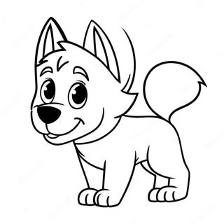 Page à colorier de Balto | Page de coloriage Balto