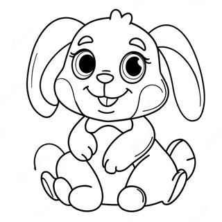 Page à colorier de Bonnie | Page de coloriage Bonnie