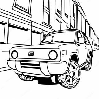 Page à colorier de Nissan | Page de coloriage Nissan
