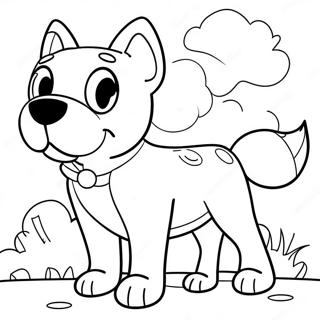 Page à colorier Go Dog Go | Page de coloriage Vas Chien Vas