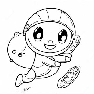 Page à colorier Vini Jr | Page de coloriage Vini Jr