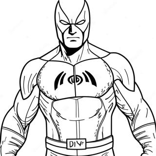 Page à Colorier Daredevil | Page de coloriage Casse-Cou
