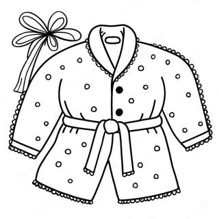 Page à Colorier Pyjama | Page de coloriage Pyjama