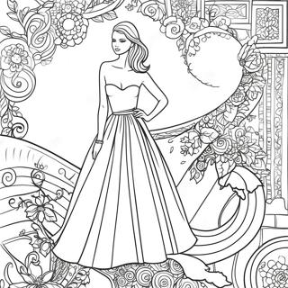 Page à colorier mode | Page de coloriage Mode