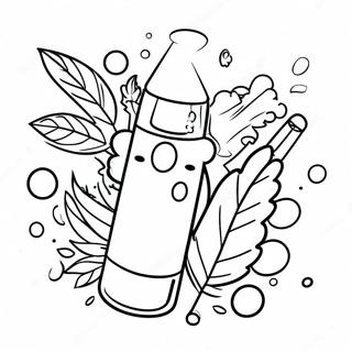 Page à colorier de drogué stoner | Page de coloriage Drogue Stoner