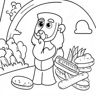 Page à colorier de Shavouot | Page de coloriage Shavouot
