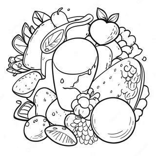 Page à colorier de la santé | Page de coloriage Santé